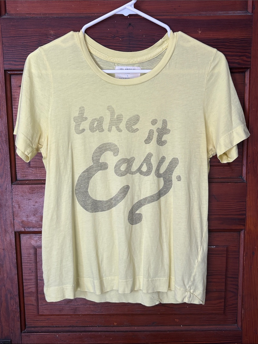 Sol Angeles Anthropologie Take it easy Tee size XS